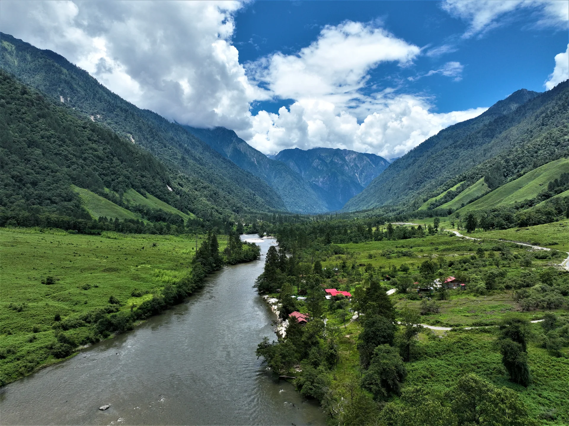 Idu Mishmi village terraces in Dibang Valley